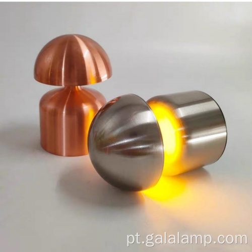 Elegante candeeiro de mesa LED recarregável